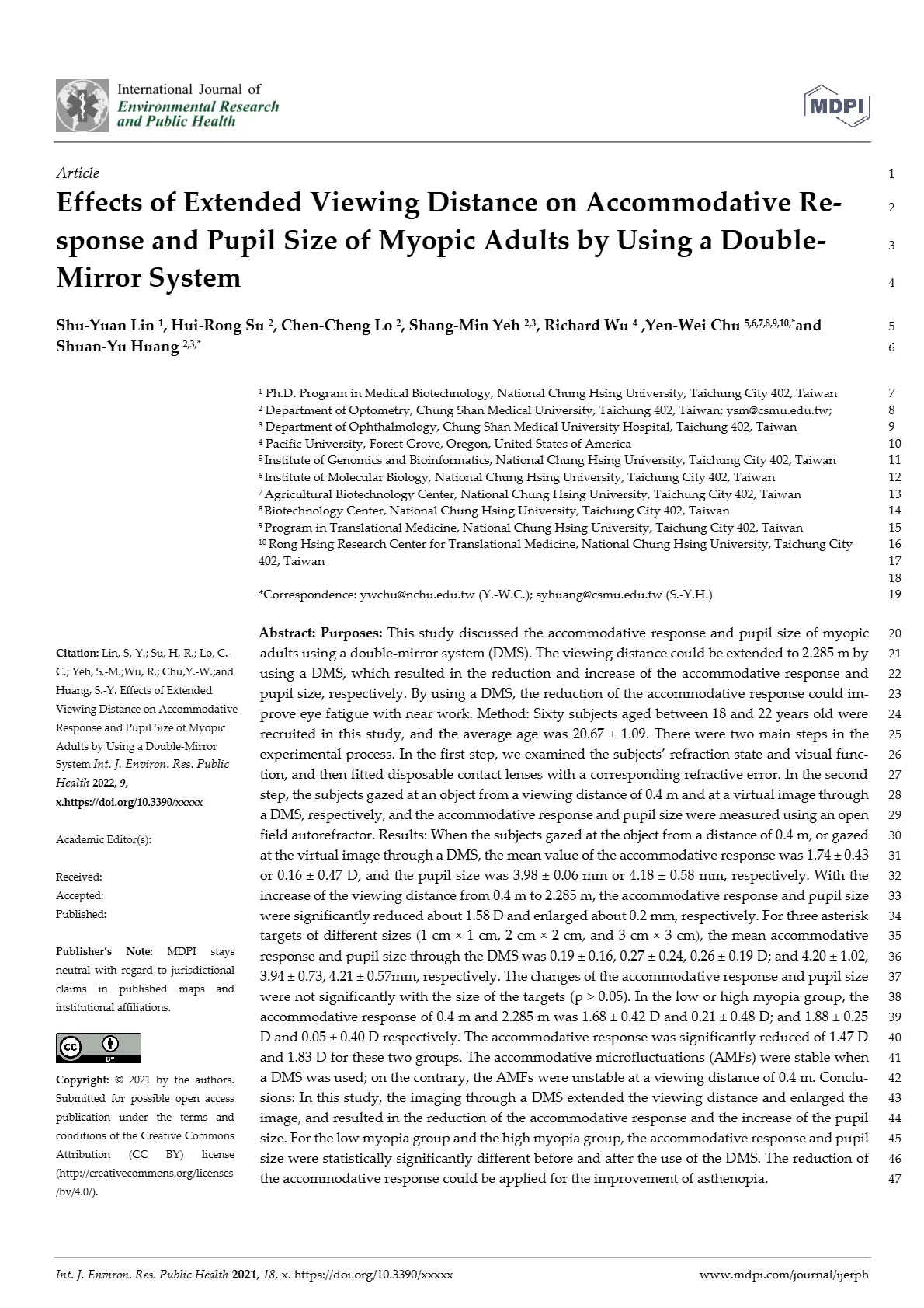_Academic Journal_202209_Dual-lens system increases viewing distance and affects accommodative respo